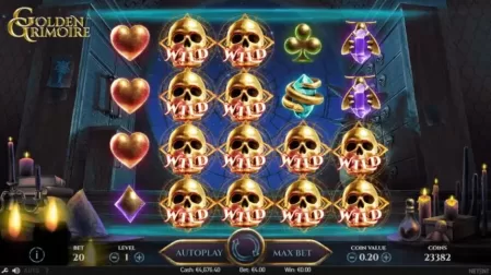 Golden Grimoire slot screenshot 3