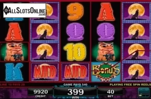 Free spin win. Hot Roulette - Wolf Run from IGT