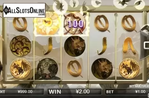 Win screen 1. Houyis Legend from Iconic Gaming