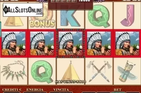 Reel Screen. Indiani from Octavian Gaming