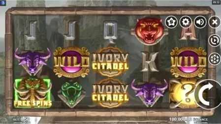 Ivory Citadel slot screenshot 1