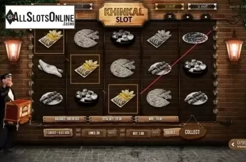 Win Screen. Khinkal Slot from Betsense