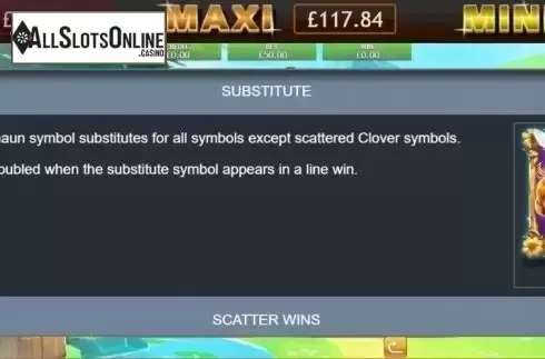 Substitute. Kiss me Clover Jackpot from Eyecon