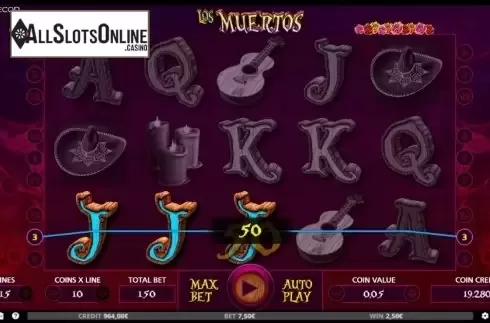 Win 1. Los Muertos (Capecod Gaming) from Capecod Gaming