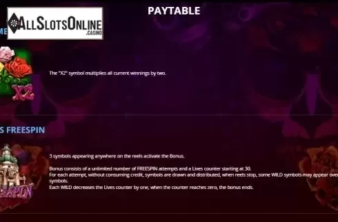 Paytable 3. Los Muertos (Capecod Gaming) from Capecod Gaming