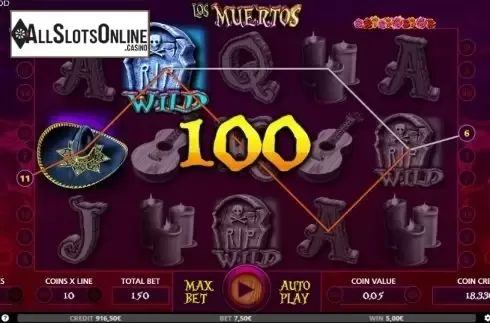 Win 2. Los Muertos (Capecod Gaming) from Capecod Gaming