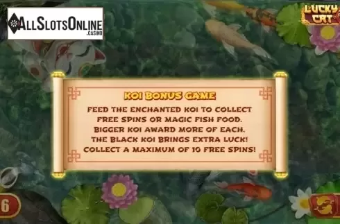 Bonus Game 1. Lucky Cat (Pirates Gold Studios) from Pirates Gold Studios