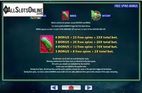 Paytable 4. Lunaris from WMS