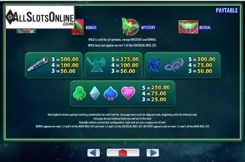 Paytable 2. Lunaris from WMS
