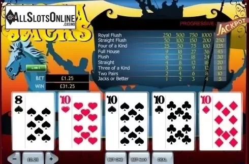 Game workflow 3. Megajacks from Playtech