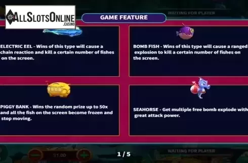 Features screen