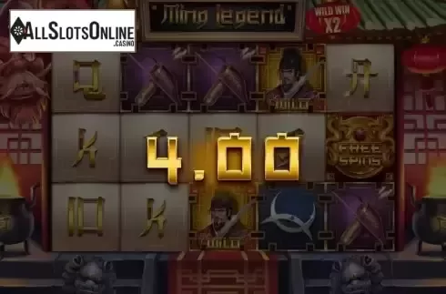 Win Free Spins screen