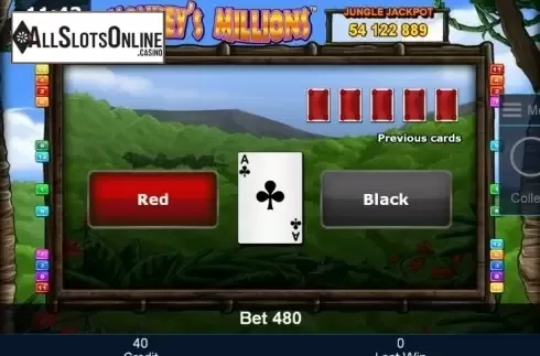 Double Up. Monkey's Millions from Greentube