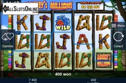 Wild. Monkey's Millions from Greentube