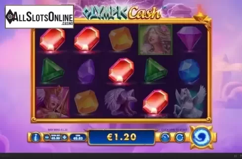 Win Screen 4. Olympic Cash from Skywind Group