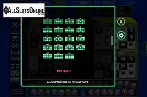 Paytable 3