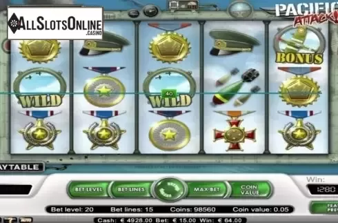 Screen3. Pacific Attack from NetEnt
