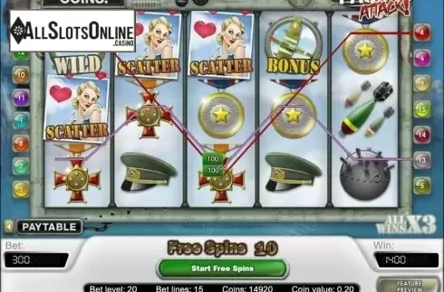 Screen5. Pacific Attack from NetEnt