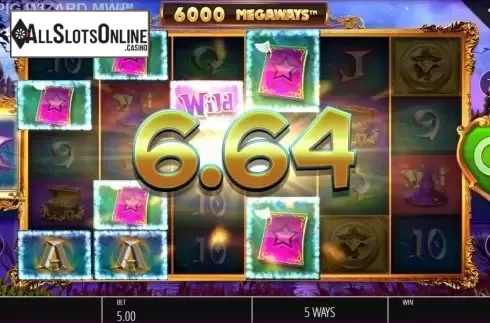 Win Screen 3. Pig Wizard Megaways from Blueprint
