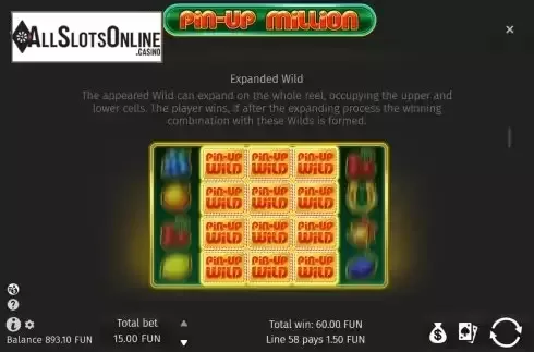Expanded Wild screen