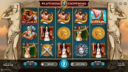 Platinum Lightning Deluxe slot screenshot 1