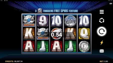 Pure Platinum slot screenshot 2