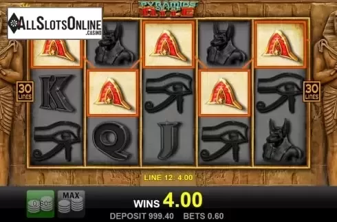 Win screen . Pyramids of the Nile from edict