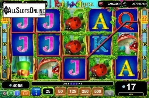 Win Screen 2. Rainbow Luck from EGT