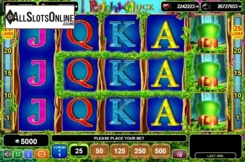 Reel Screen. Rainbow Luck from EGT