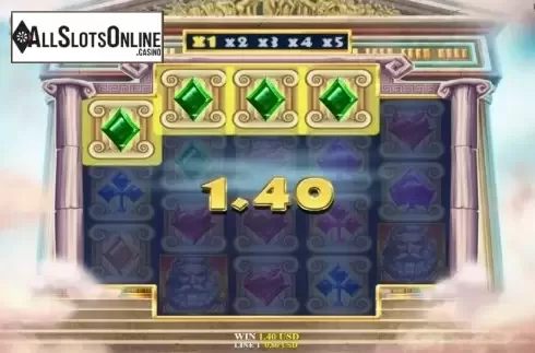 Win Screen 2. Reign of Zeus from Betixon