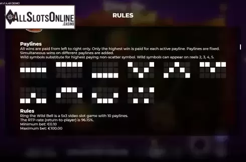 Paytable 2