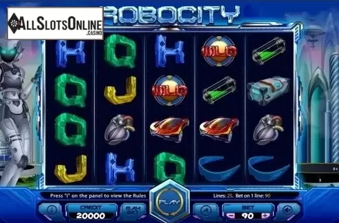 Reels screen. Robocity from X Card