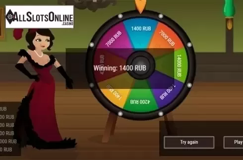 Win screen 2. Saloon from SuperlottoTV