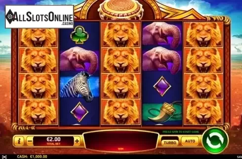 Reel Screen. Savage Lion from Ruby Play