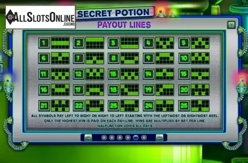 Screen6. Secret Potion from Spinomenal