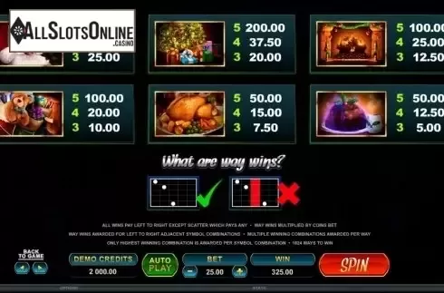 Screen2. Secret Santa from Microgaming
