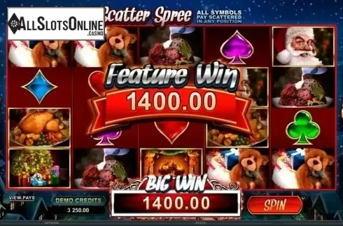 Screen9. Secret Santa from Microgaming