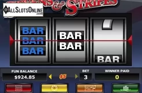 Reel Screen. Sevens & Stripes from RTG