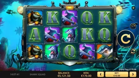 Shark Squad slot screenshot 1