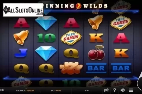 Reel screen. Spinning Wilds from GVG