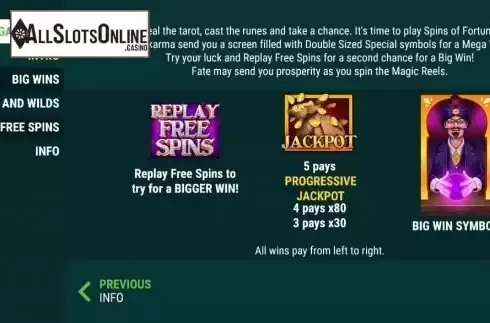 Special Symbols Screen