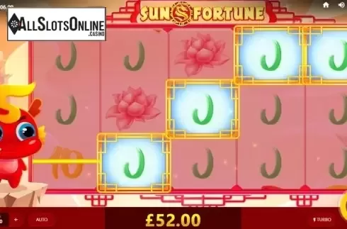Big win screen. Sun Fortune from Red Tiger