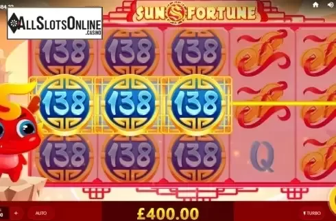 Mega win screen. Sun Fortune from Red Tiger
