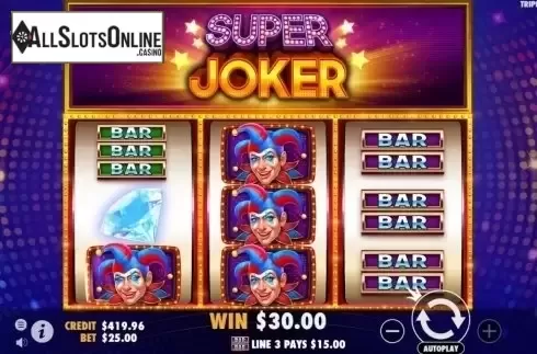 Win Screen 4. Super Joker (Pragmatic Play) from Pragmatic Play