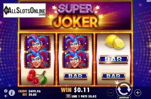 Win Screen 1. Super Joker (Pragmatic Play) from Pragmatic Play