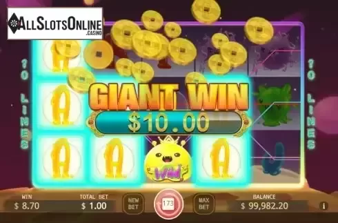Giant Win screen