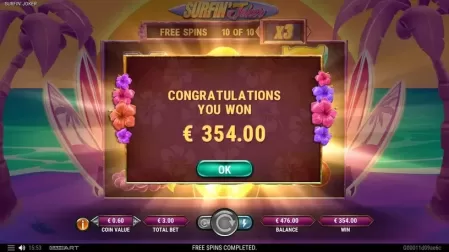 Surfin’ Joker slot screenshot 8