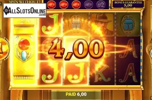 Free Spins Gameplay Screen