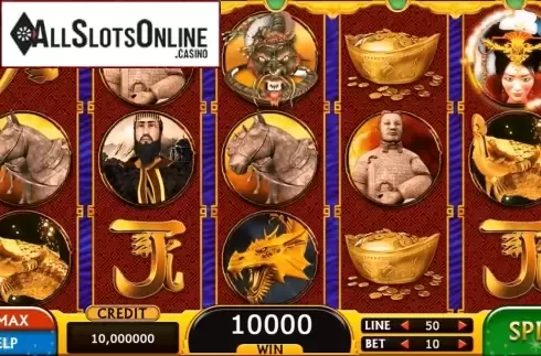 Reel Screen. Terracotta Warrior from Probability Gaming