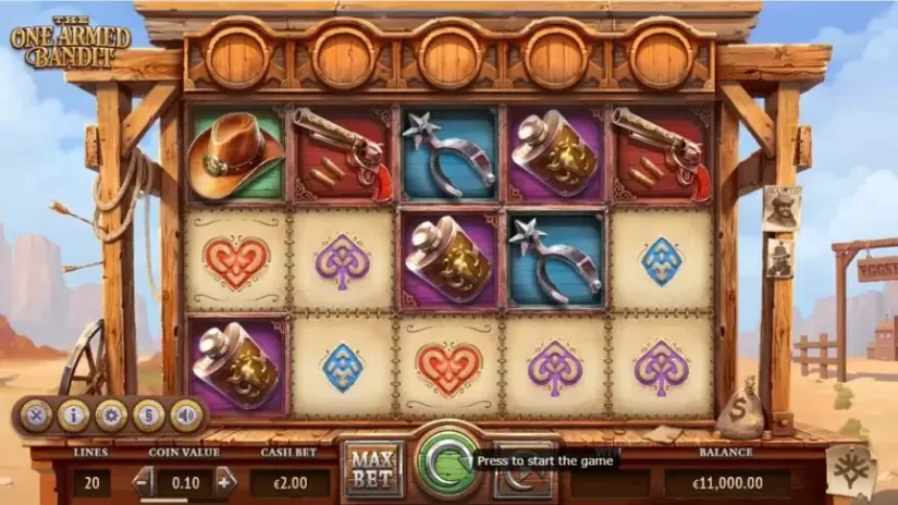 The One Armed Bandit slot screenshot 1